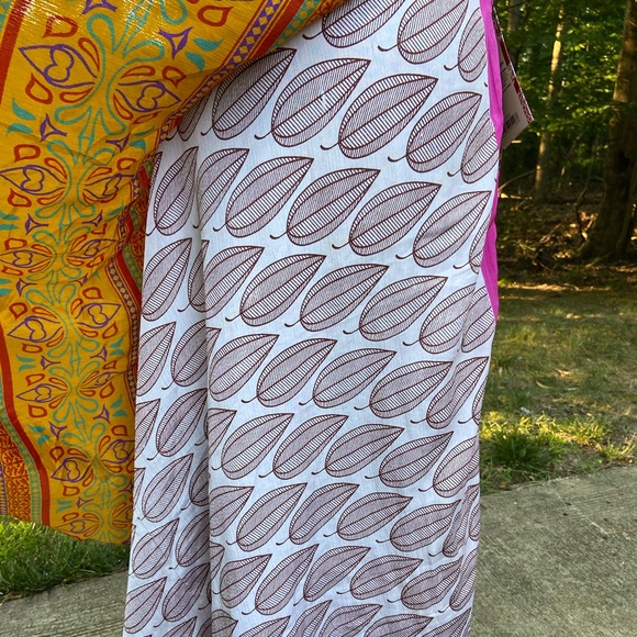 NWT sari silk wrap skirt - Picture 3 of 6